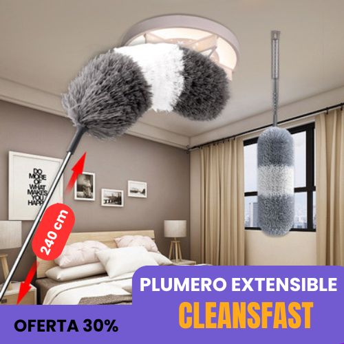 Plumero Anti polvo Extensible CLEANFAST 2,4 metros