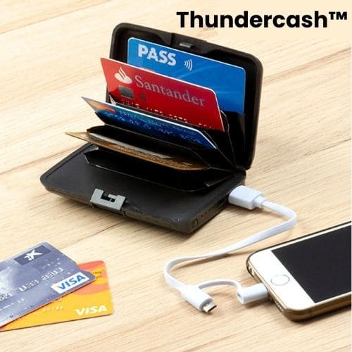 Tarjetero de seguridad con carga ThunderCash™