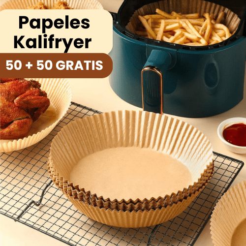Papeles de freidora de aire KaliFryer™ 100 pcs