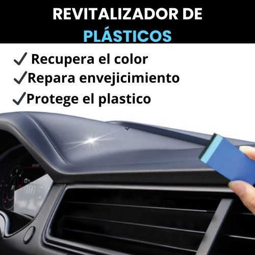Revitalizador de plásticos para automóvil BestCrystal + Aplicador de Regalo